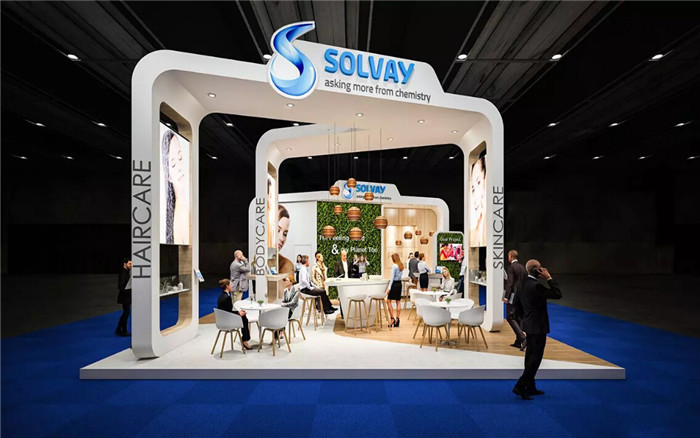 SOLVAY-广州涂料展展台设计