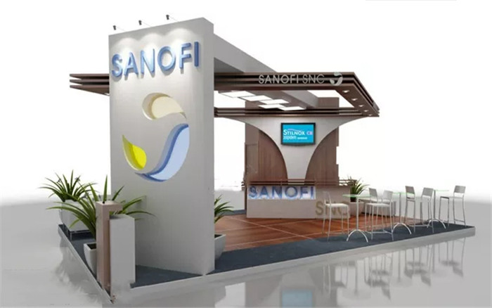 SANOFI-广州医药展展台设计