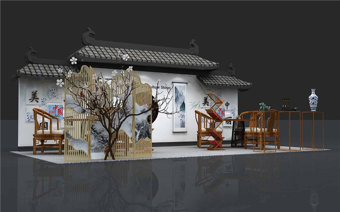 南通展览会搭建方案设计图片模板