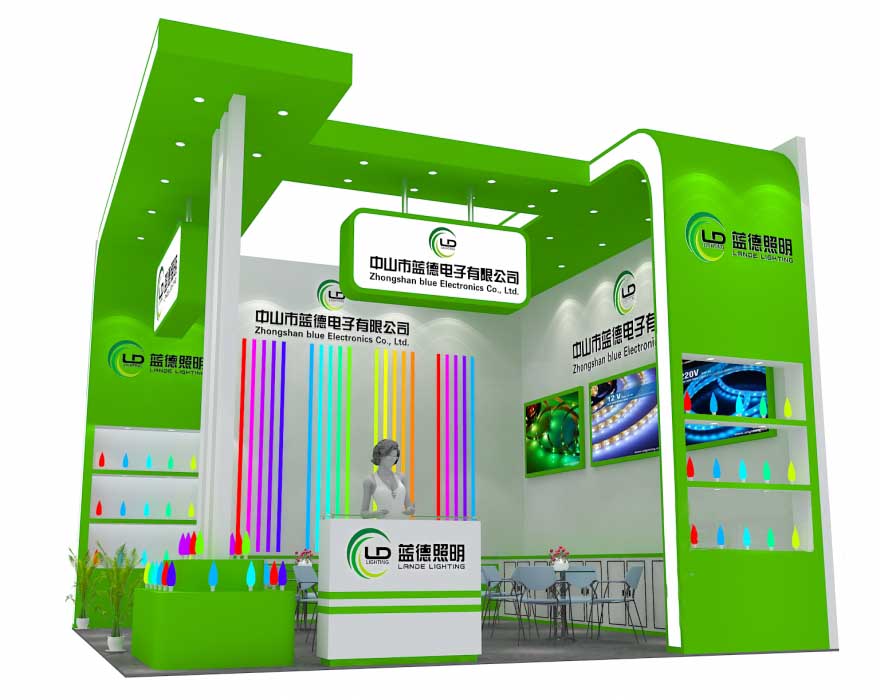 义乌展示搭建方案设计图片模板